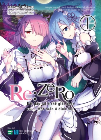 Bìa Re: Zero - Bắt Đầu Lại Ở Thế Giới Khác - Phần